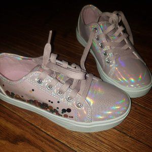 Children's Place Girl Sneakers, Size 1 (Kid), Pink